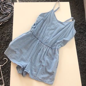 Denim Romper